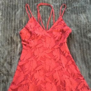Forever 21 Red Lace Dress
